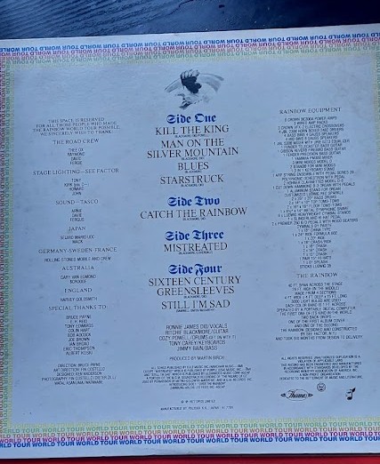 Rainbow / On Stage. Japan First pressing 1977 with all the candy