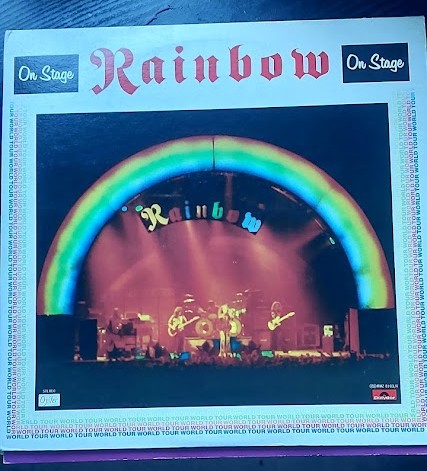 Rainbow / On Stage. Japan First pressing 1977 with all the candy