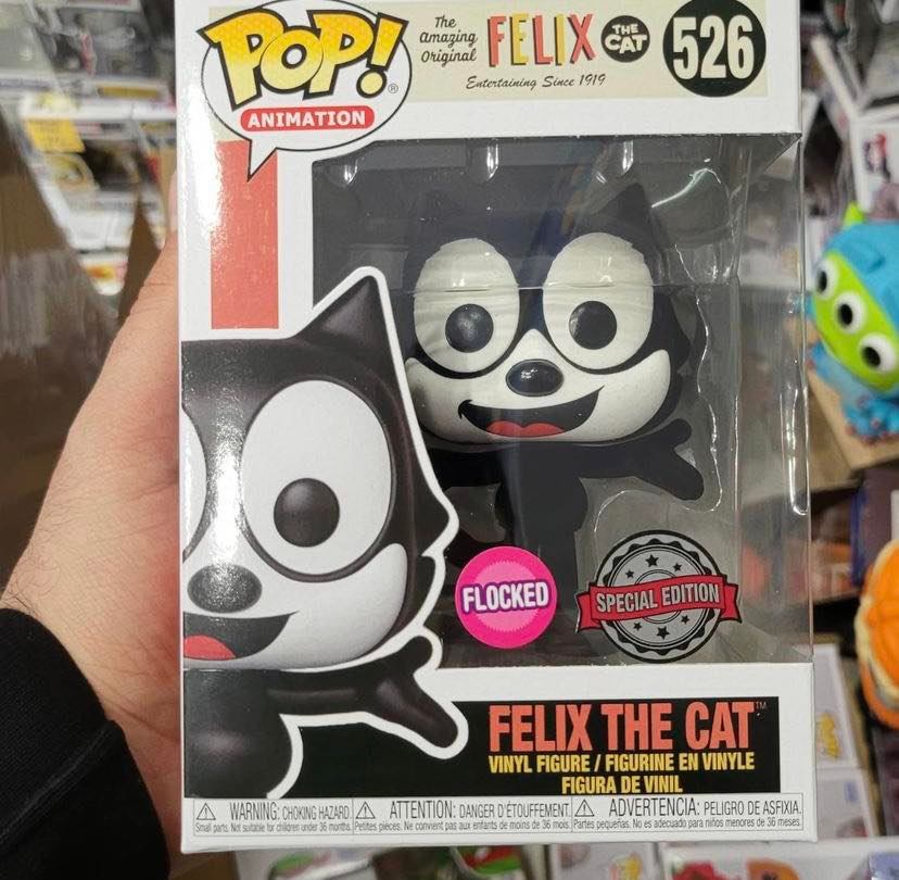 Funko Pop Hunters - A look at flocked Felix the Cat! 📷 wantedpopculture ...