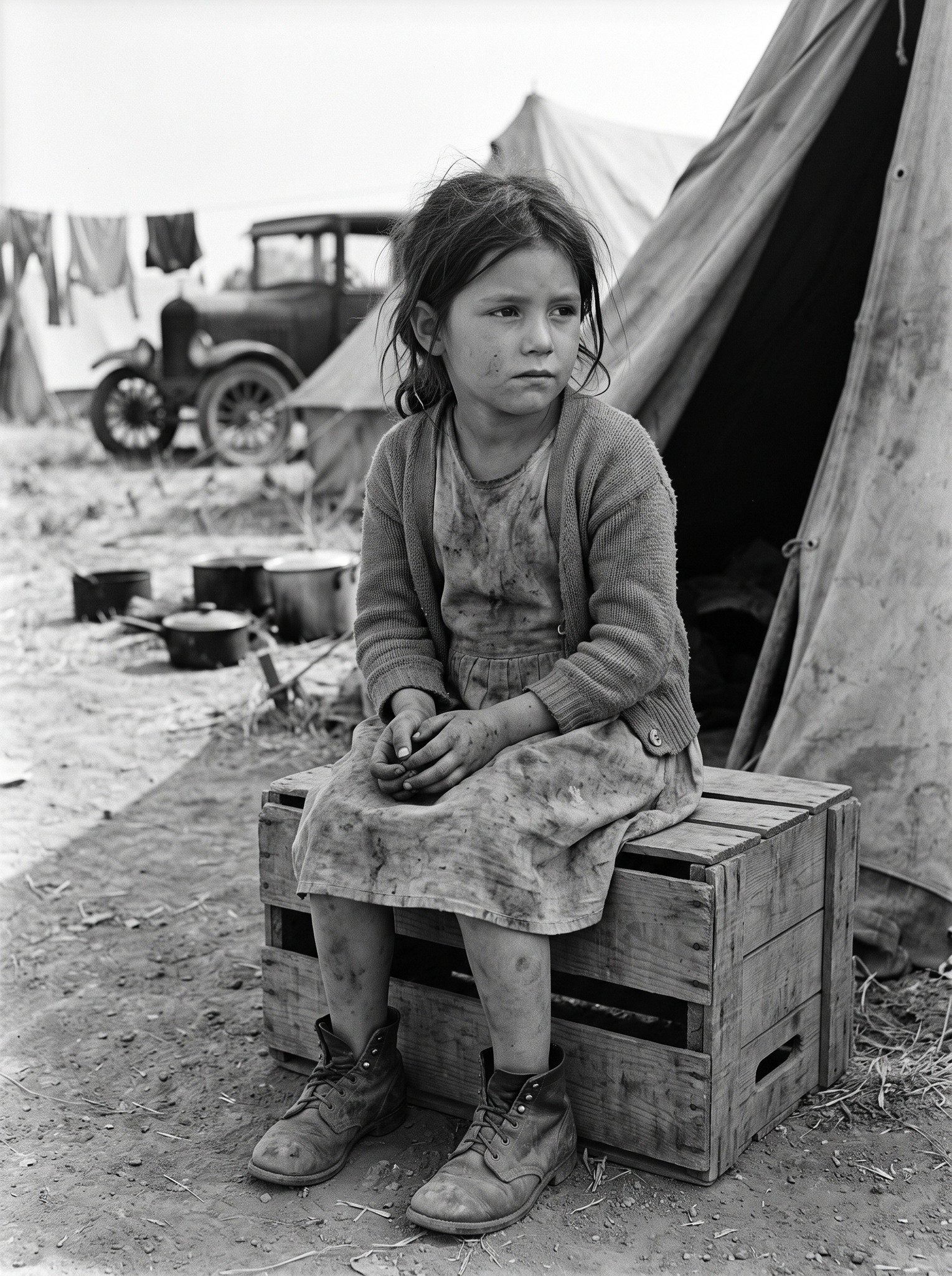 Motherless Migrant Child — Toppenish, Washington, 1939 Dorothea