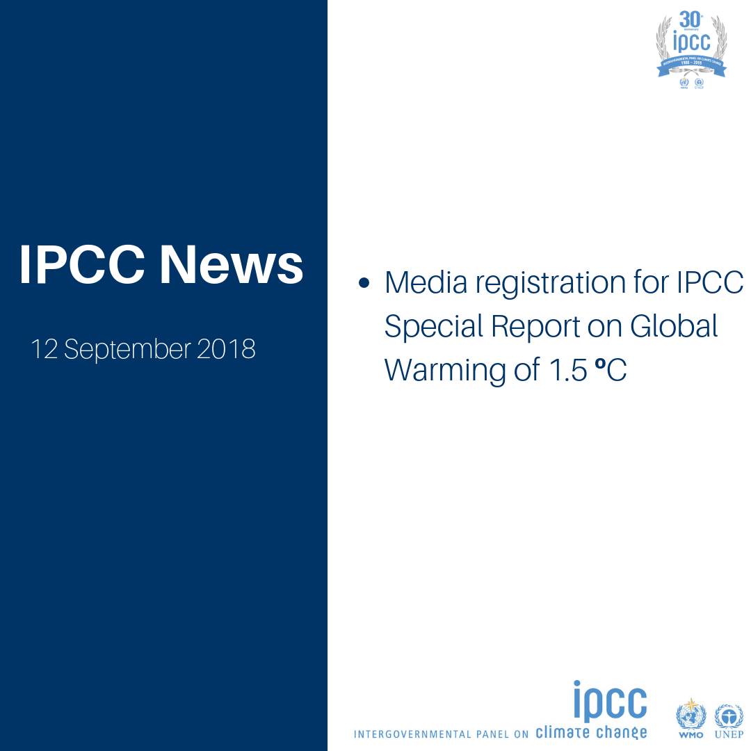 IPCC - Media registration information for the #IPCC... | Facebook