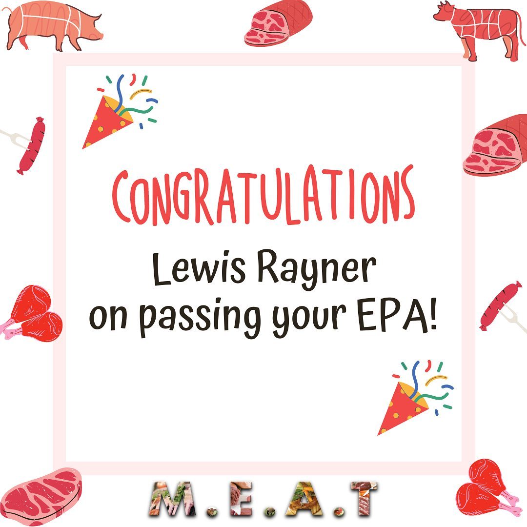 A huge CONGRATULATIONS to the following... - Meat Ipswich Ltd