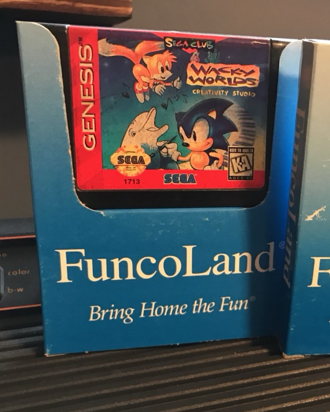 Wacky Worlds in a FuncoLand box. My prized possession.