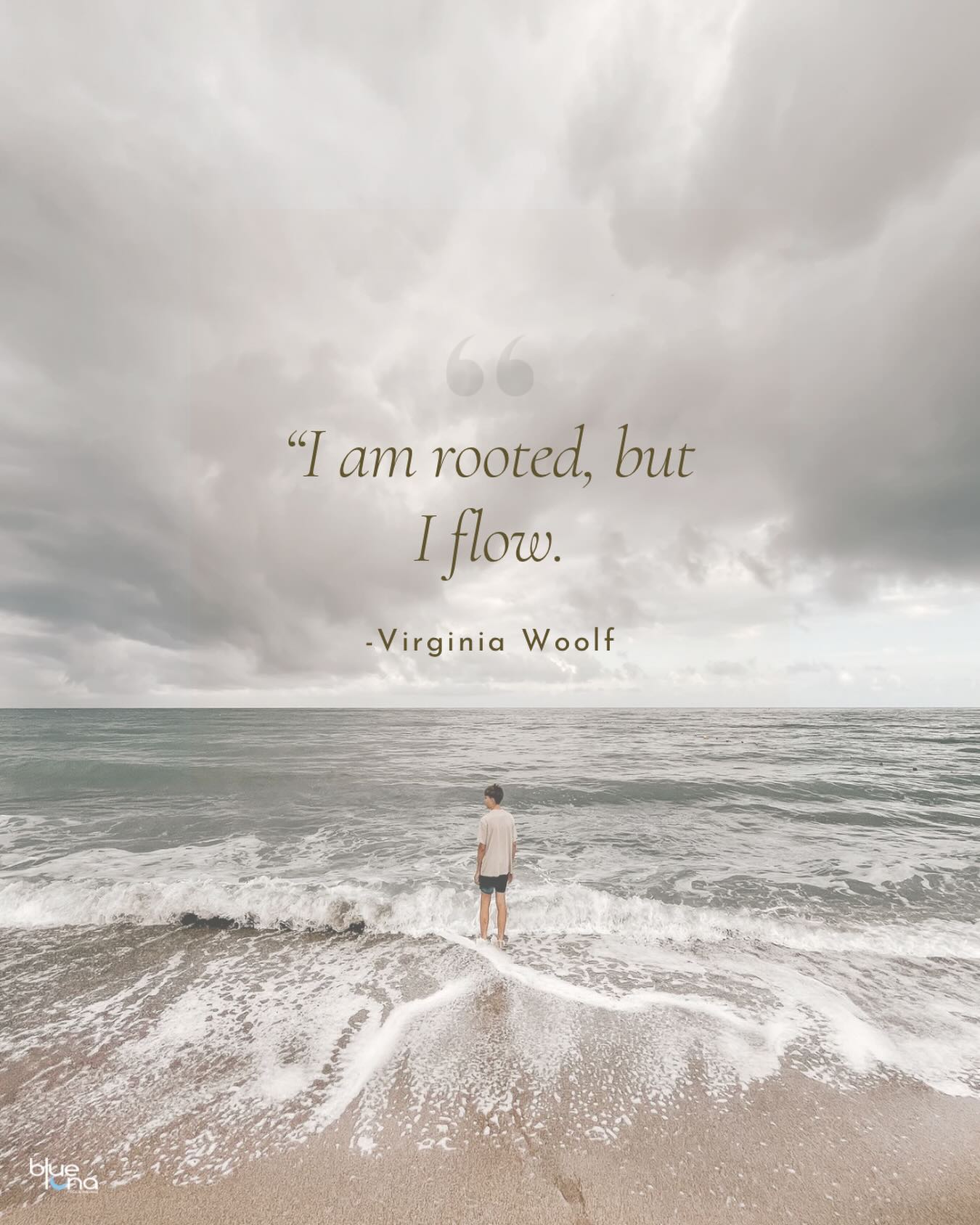オーシャンママ‼︎ Monday Mantra •I am rooted, but I flow• Coming into a new week