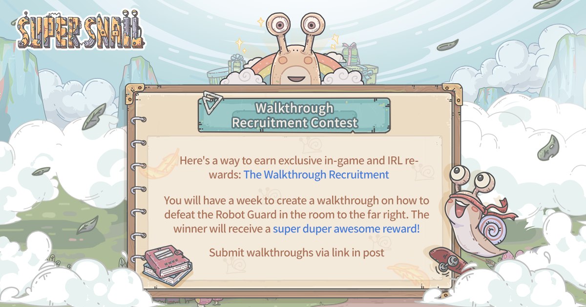 Snailverse event codes and updates