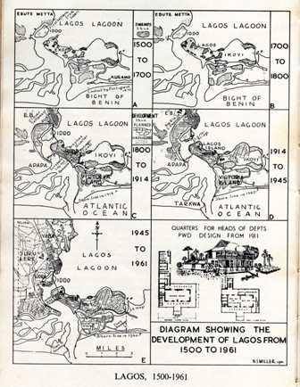 ASIRI - A map showing the various stages of development in Lagos from ...
