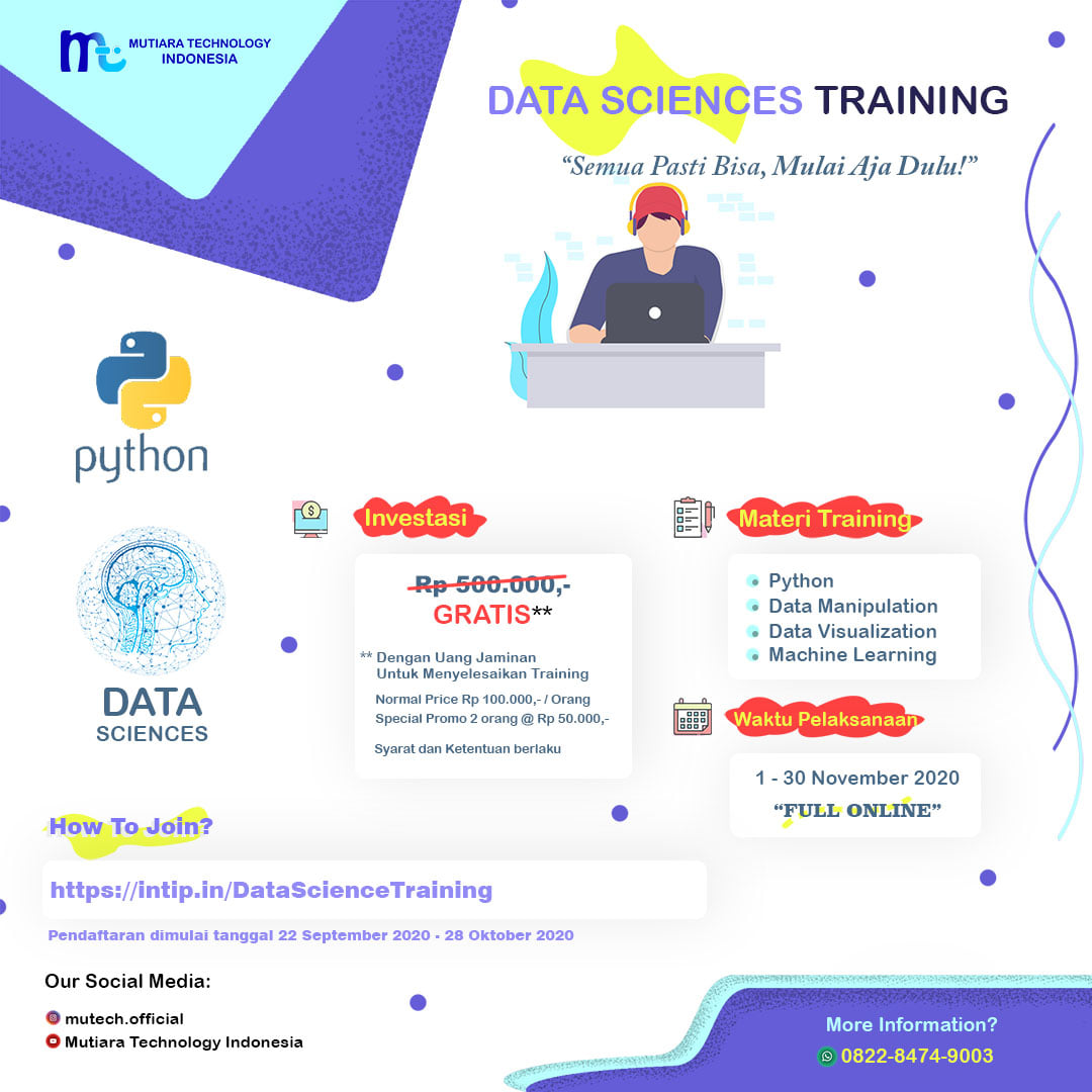 Tertarik mempelajari Data... - PT ILMU DATA Indonesia | Facebook