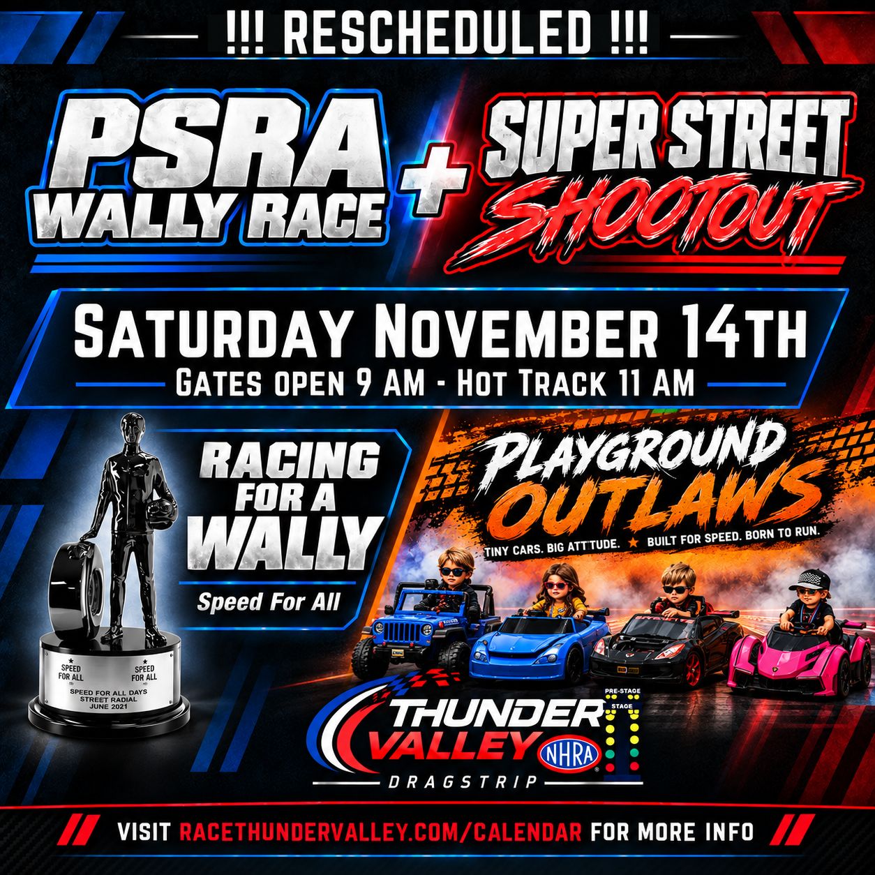 PSRA Wally Race & Super Street Shootout (Rescheduled)