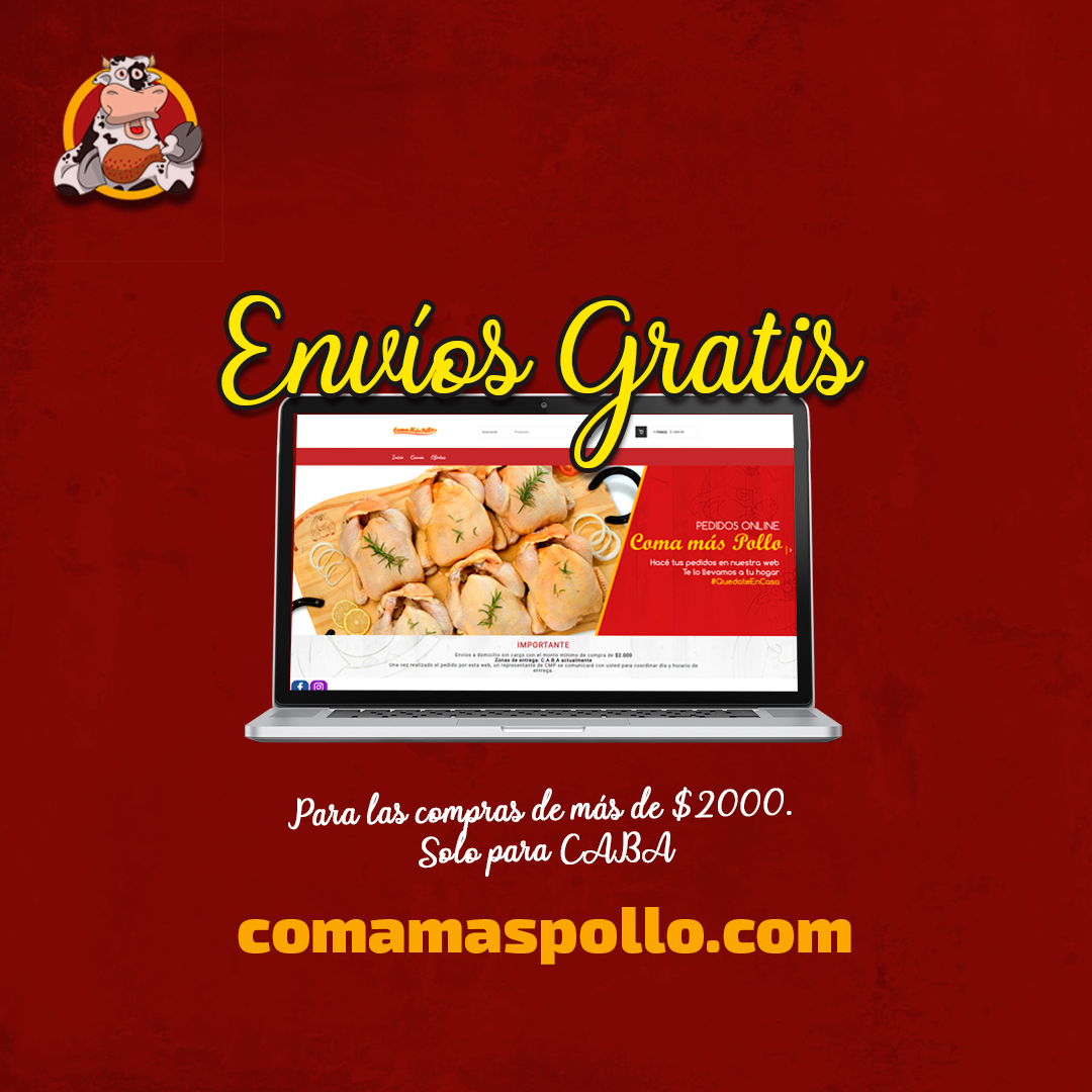 Coma Más Pollo - ENVÍO DE POLLO A DOMICILIO 🍗 Si tenés la...
