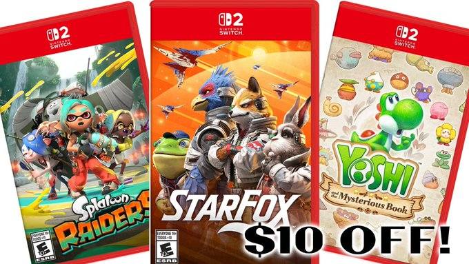 $10 off 1st party Switch 2 pre-orders at Amazon AND Walmart