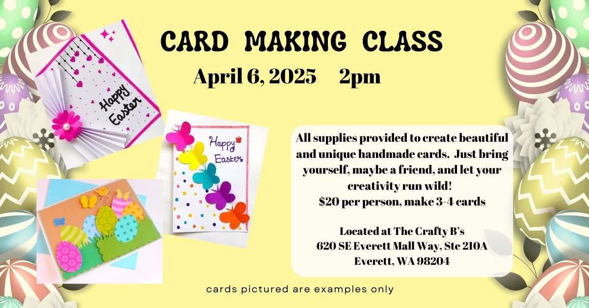 Card Making Fun - Easter Themed