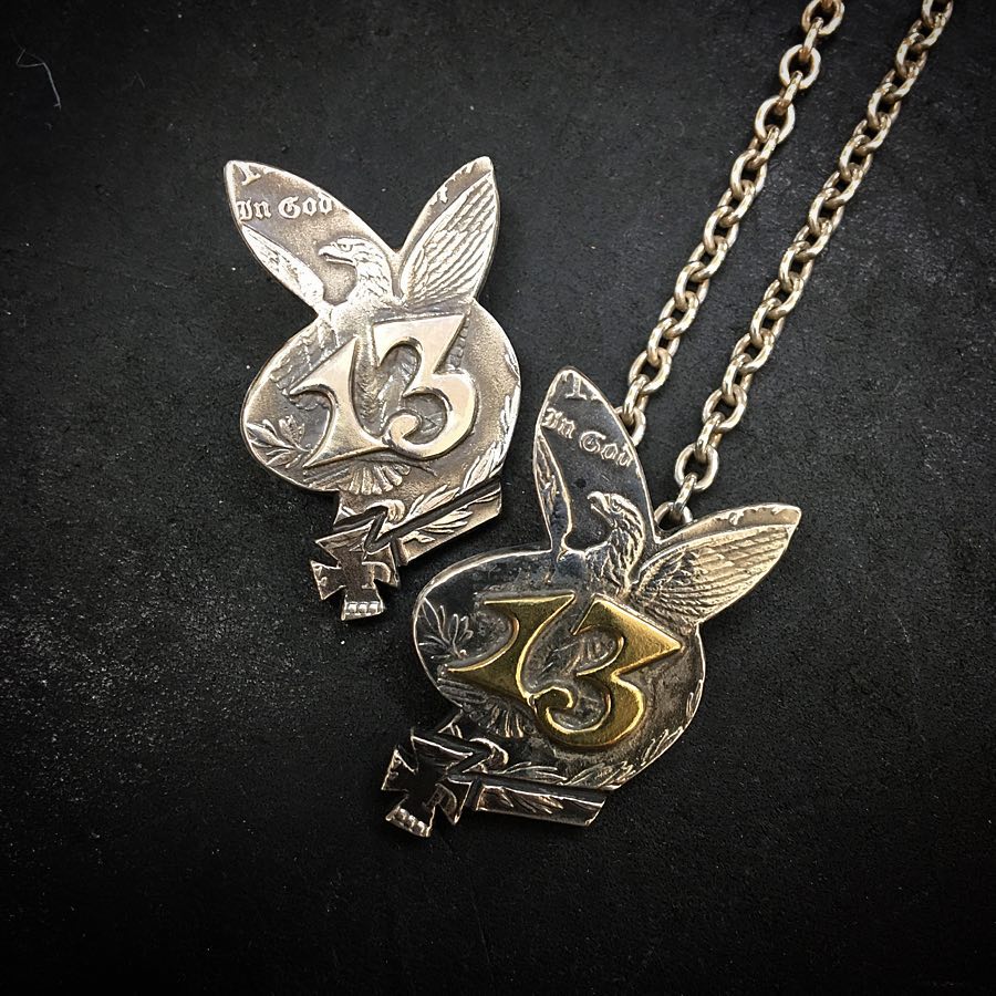 TRACK - . WESTRIDE . -13 BUNNY TOP- . Silver×Brass ¥19,440 