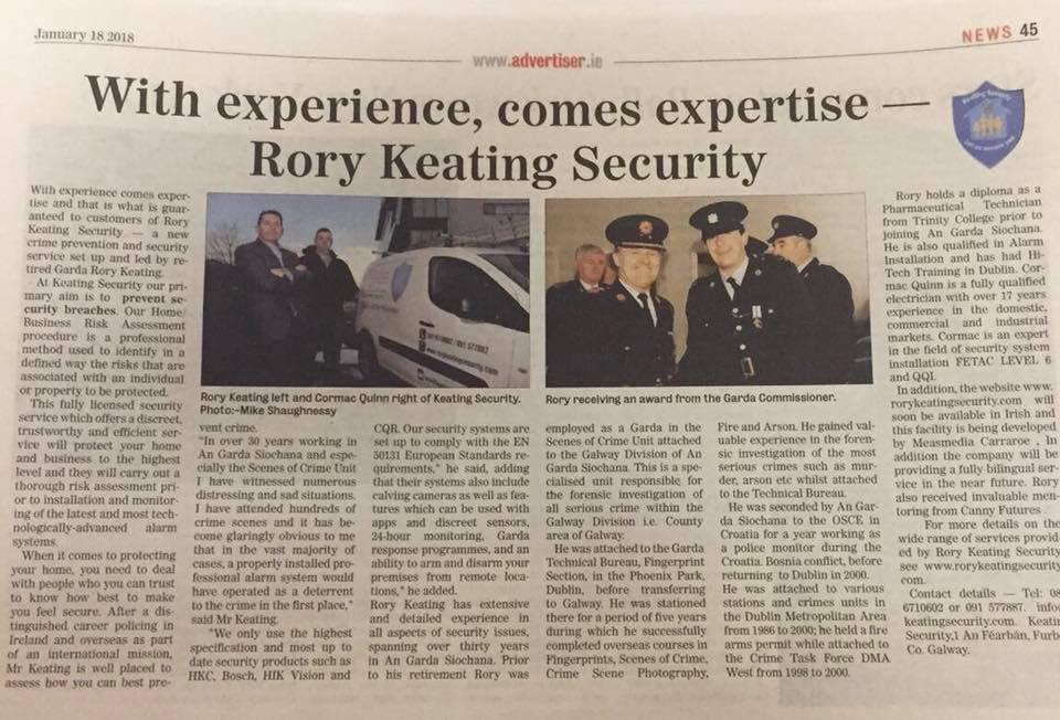 Keating Security | Galway