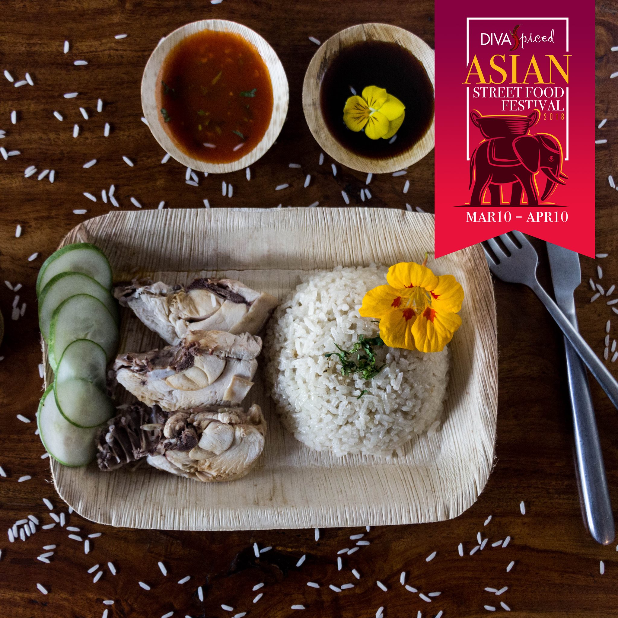 Diva Spiced - Hainanese chicken rice is a dish adapted from early ...