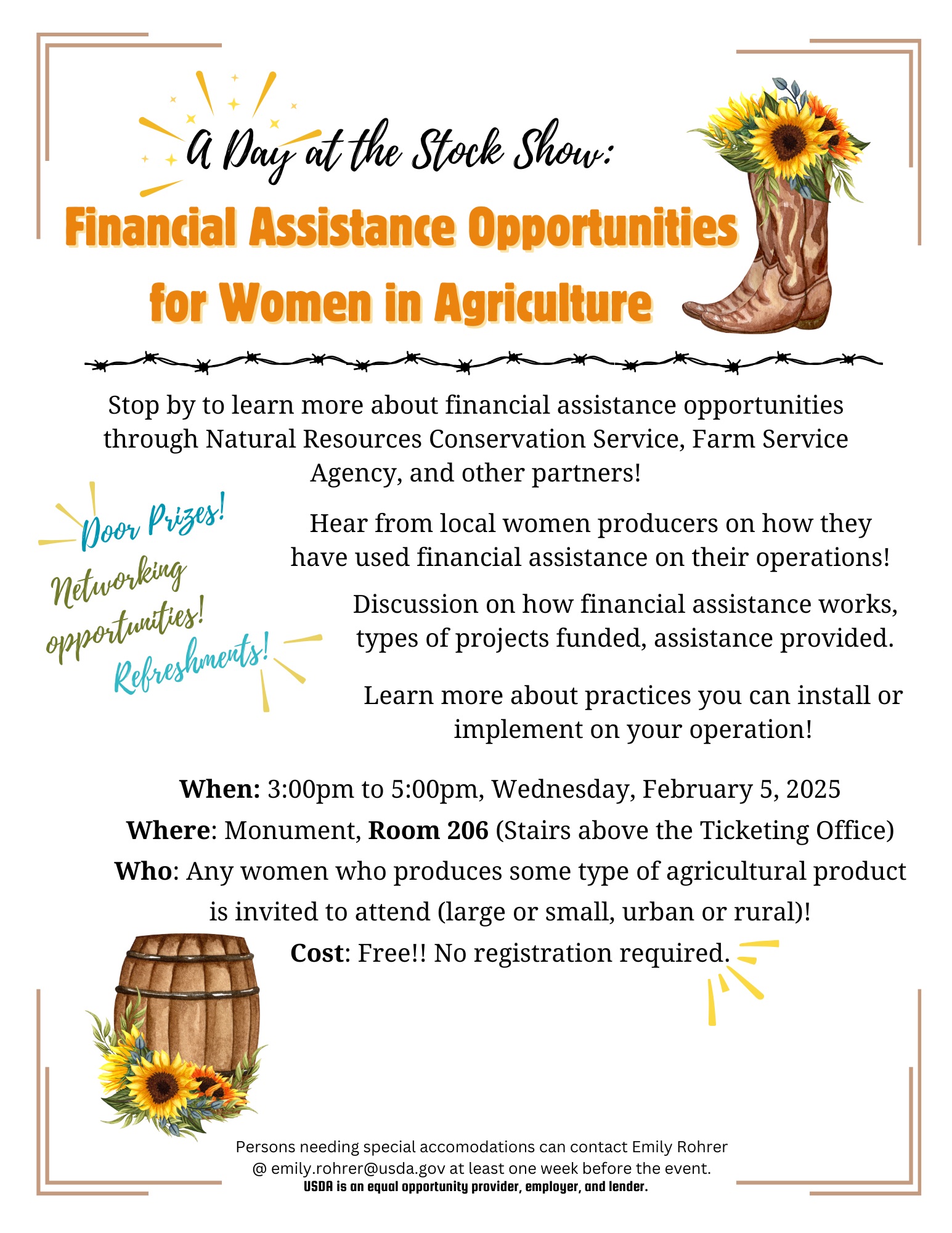 Financial Assistance Opportunities for Women in Agriculture!