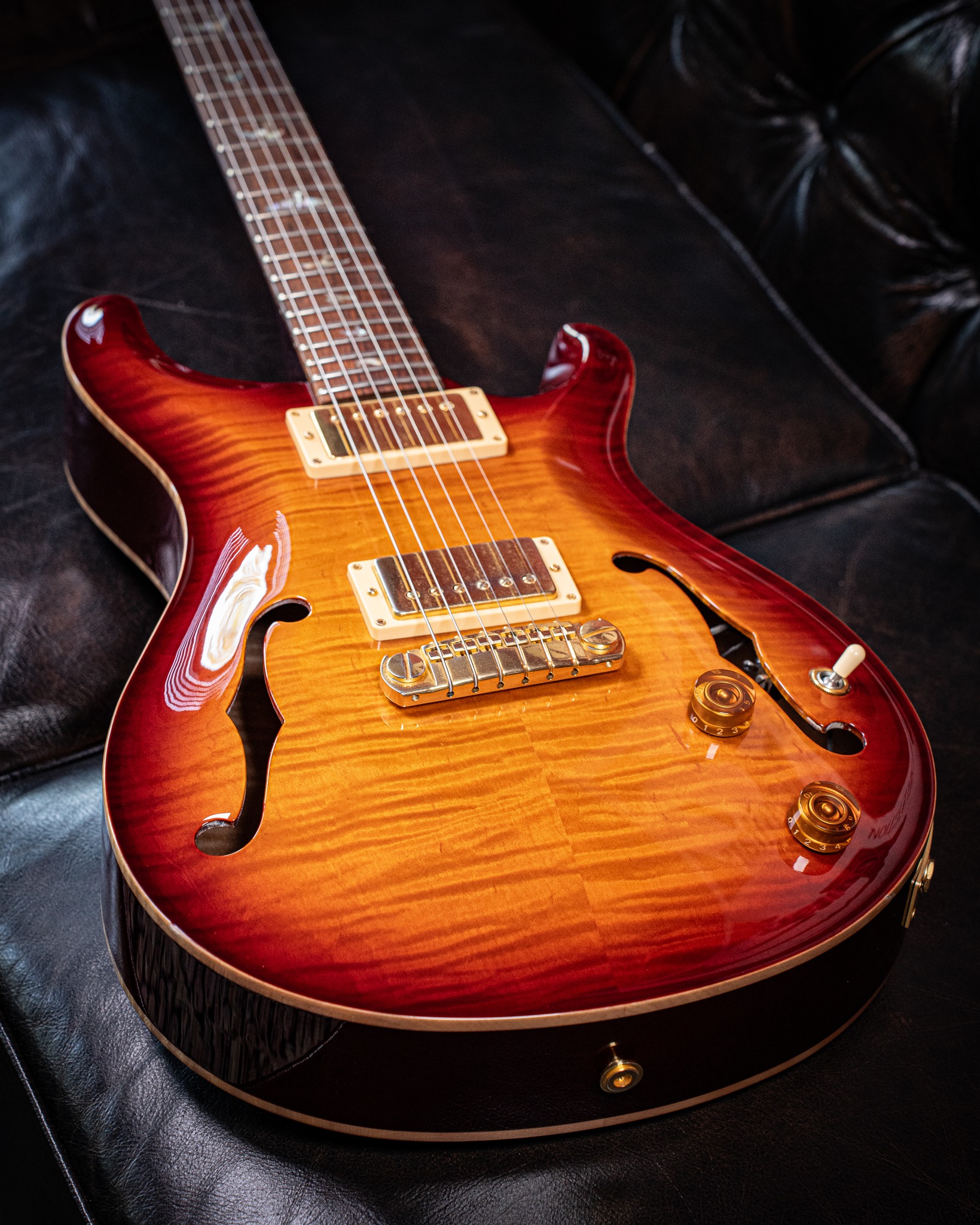 1998 PRS McCarty Archtop II Cherry Sunburst guitar