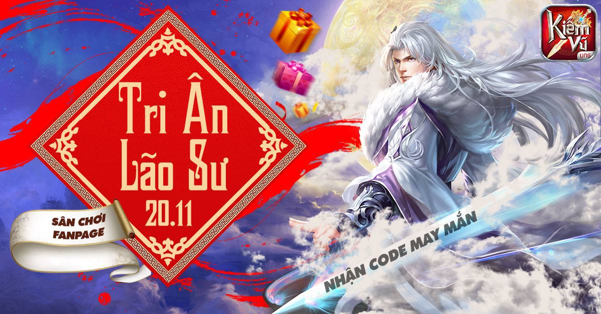 Tri Ân Lão Sư Nhận Code May Mắn