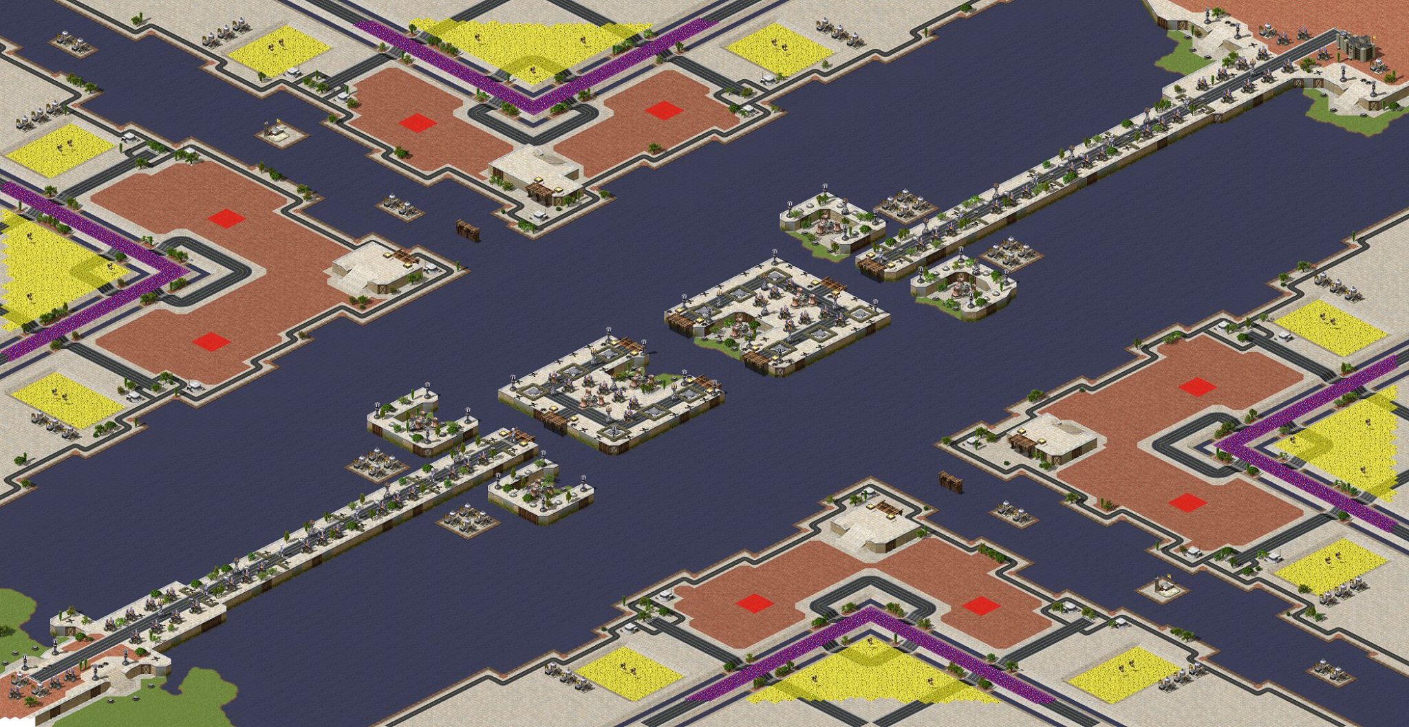 map: guns of navarone (2-8),... - Bank of Maps for RA2 and YR