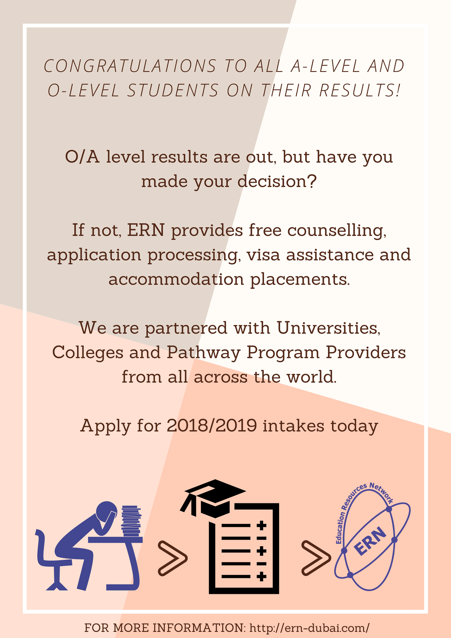 Ern Dubai - CONGRATULATIONS TO ALL A-LEVEL AND O-LEVEL...