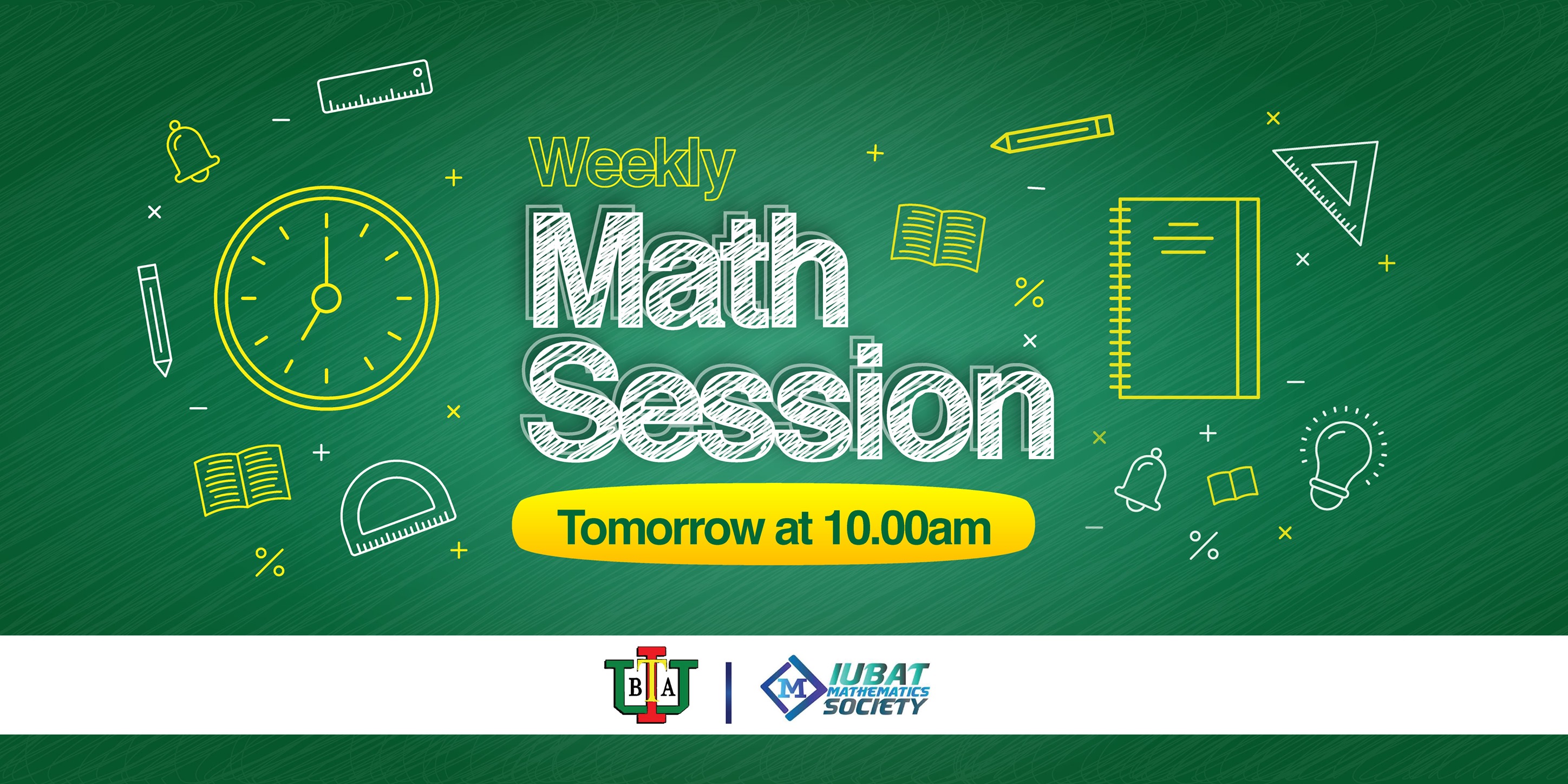 Hello! Dear Math... - IUBAT Mathematics Society - IMS