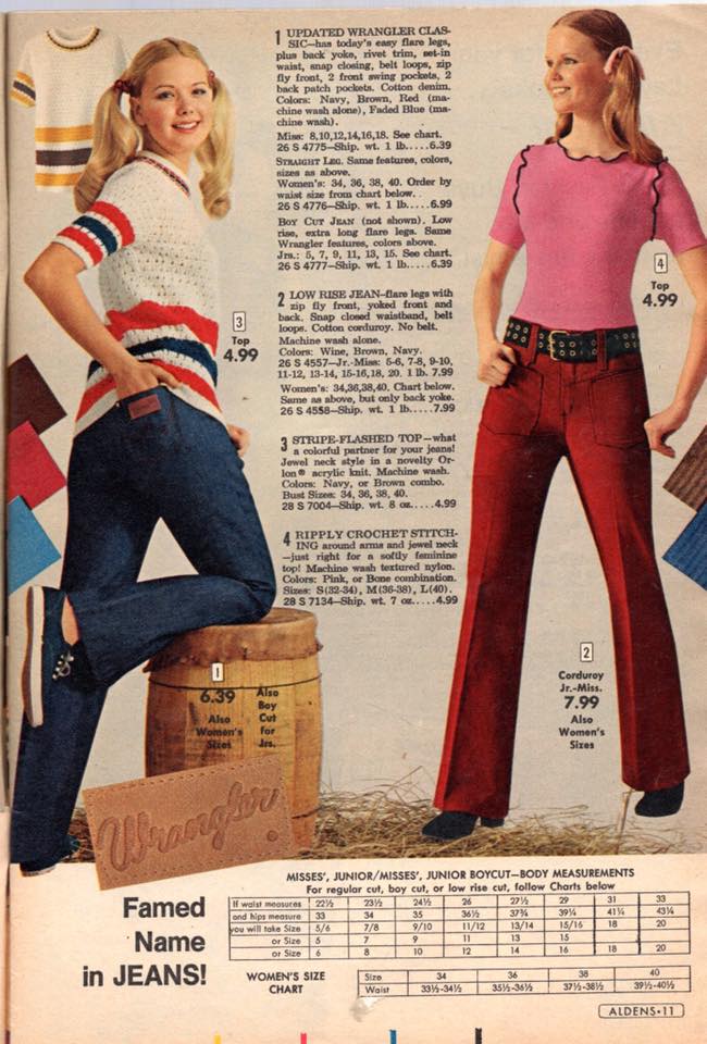 Page from a mid 70's catalog “Patchwork Denim” 😆