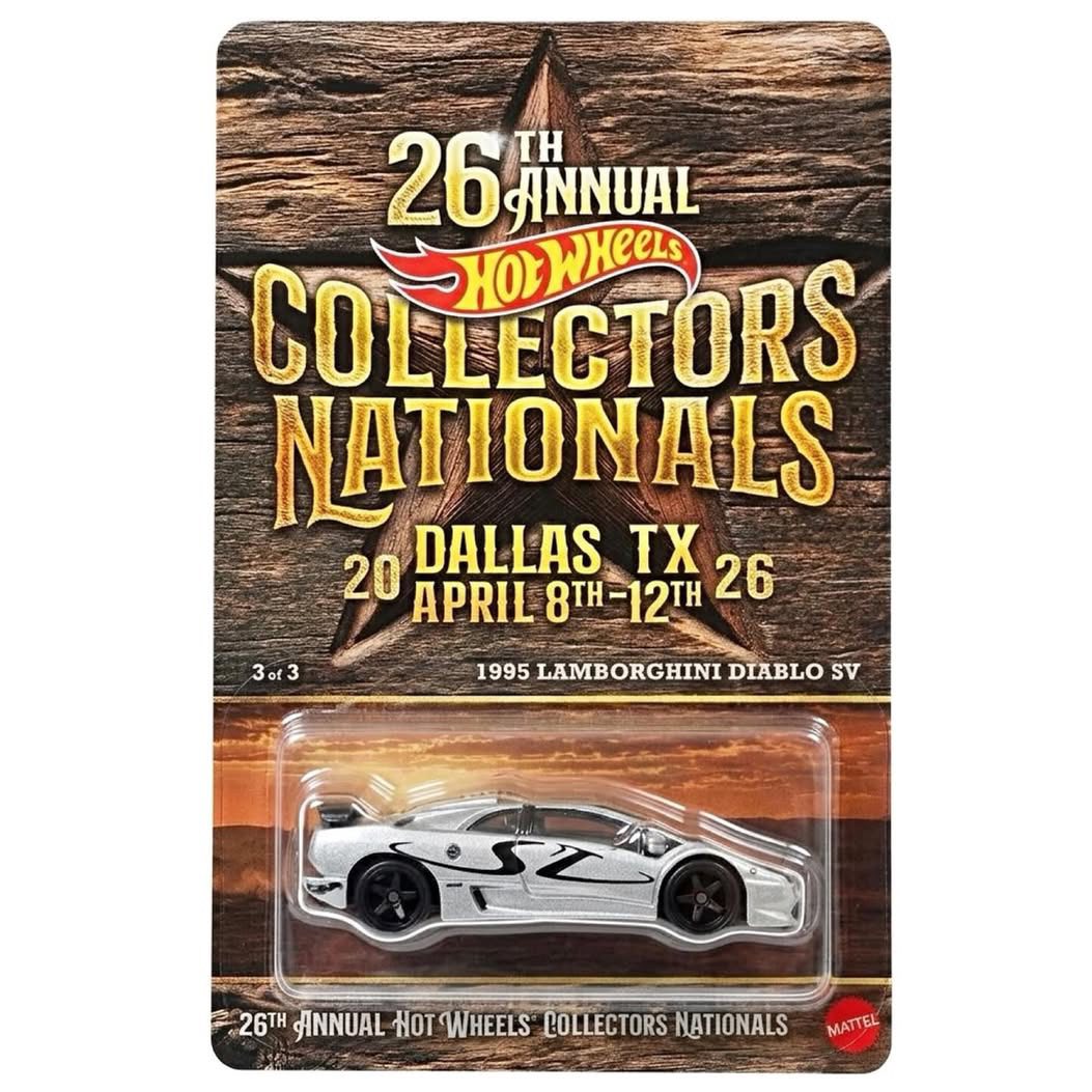 Hot Wheels 1995 Lamborghini Diablo SV - 26th Annual Collectors