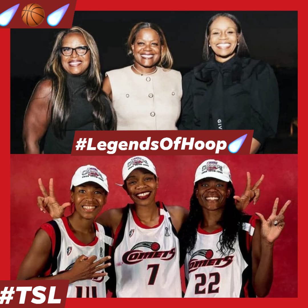 When legends link up‼️ Cynthia Cooper , Sheryl Swoopes & Tina