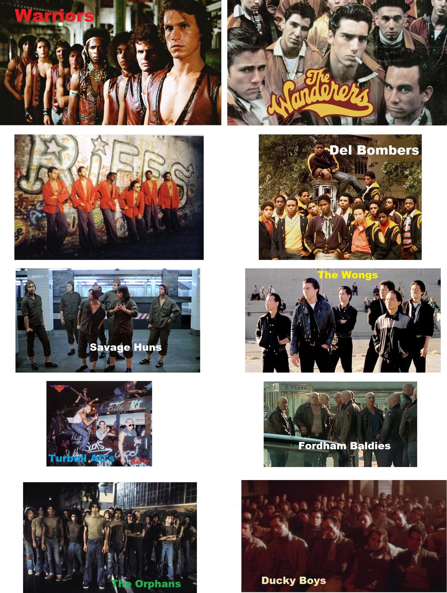 The Warriors Movie | Mild similarities between both movies - All black ...
