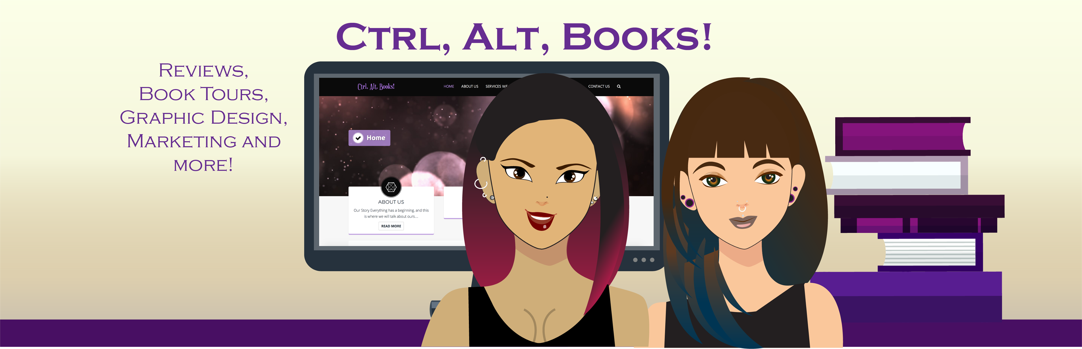 Ctrl, Alt, Books
