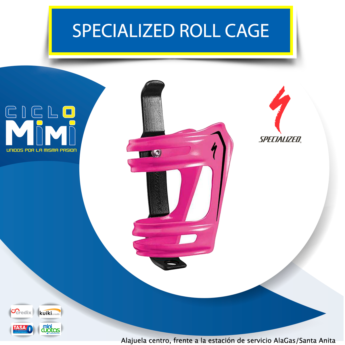 Mimi - Porta Anfora Specialized Roll Cage Este duradero 