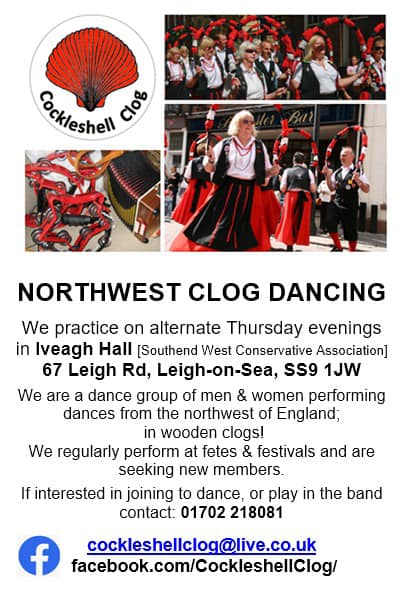 Cockleshell - New practice hall for us! So updated flyer was needed ...