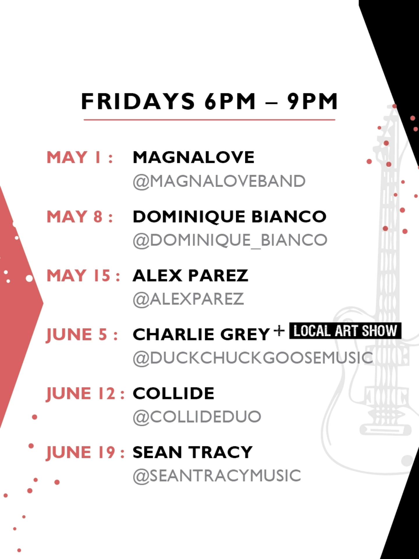Northside Social spring concert series lineup