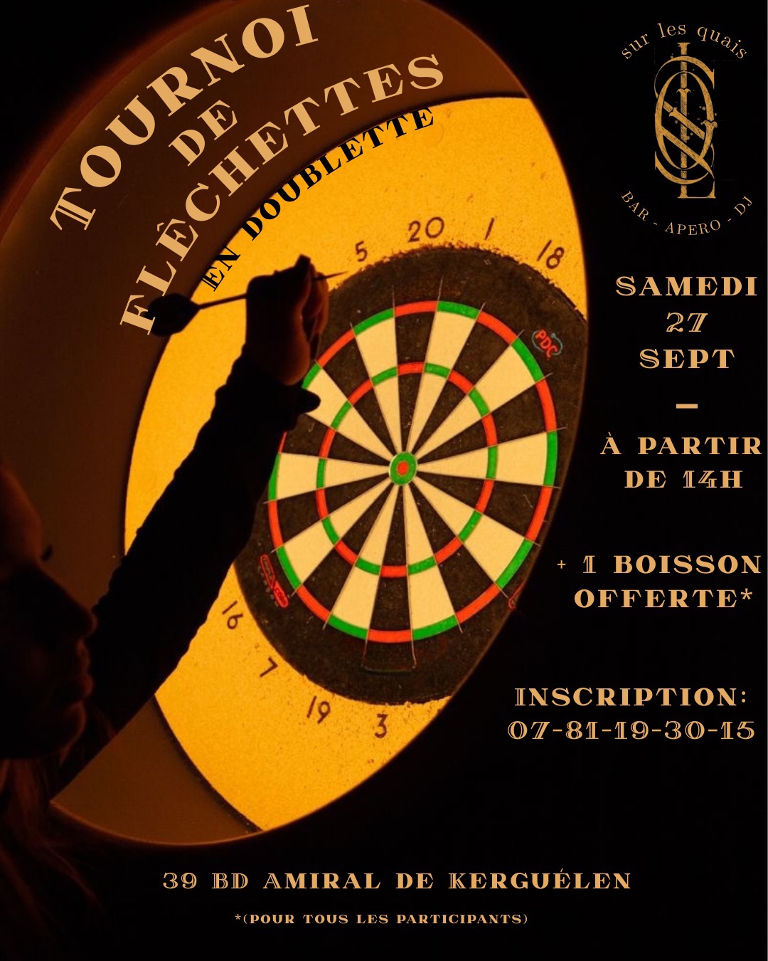 TOURNOI DE FLÉCHETTES