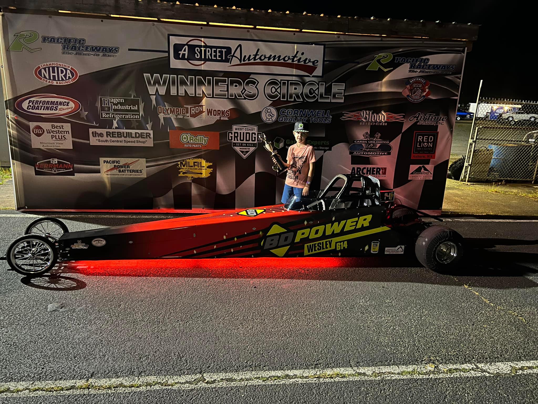 So this happened tonight! 🏆... - Armstrong Family Racing | Facebook