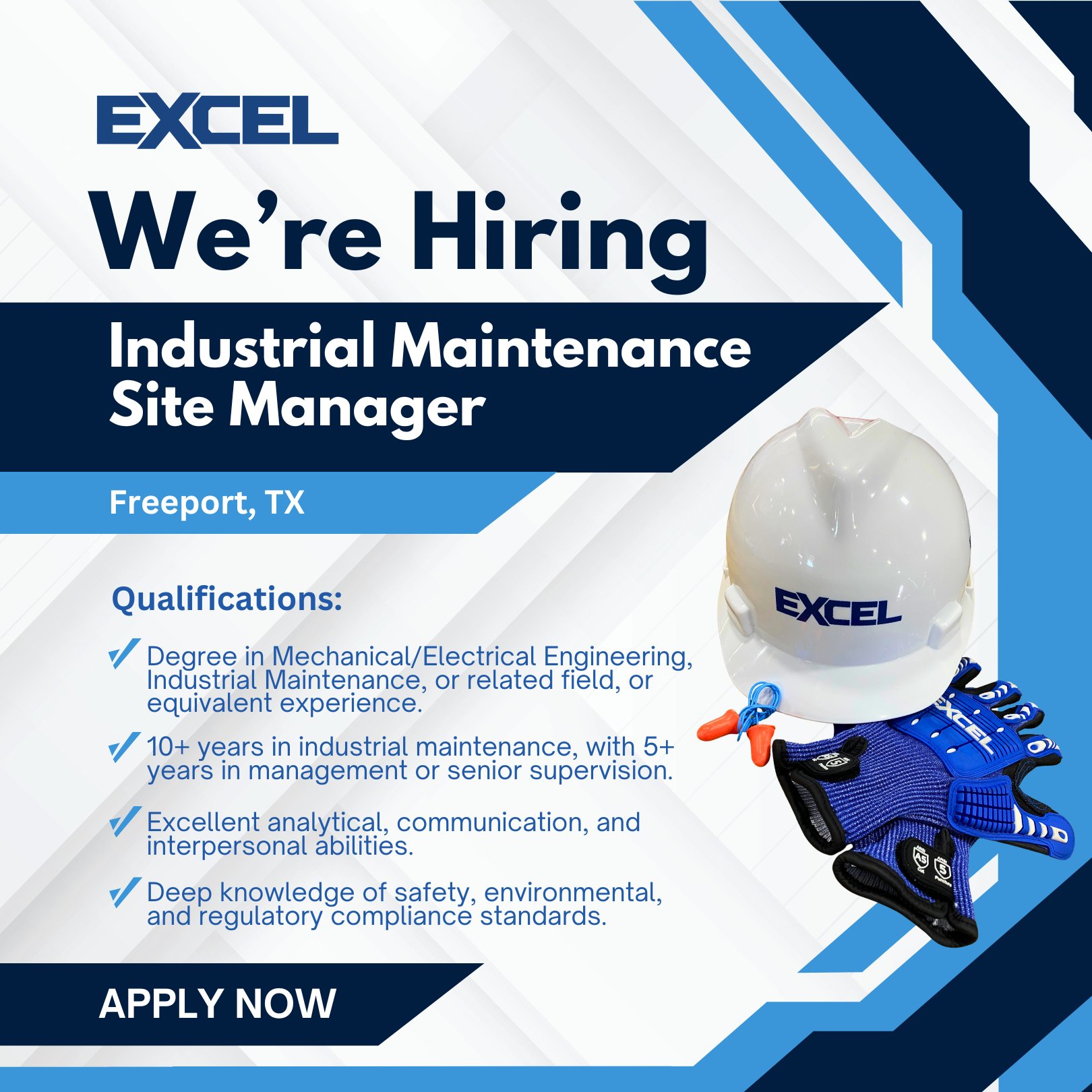 EXCEL Group - Join our team in Freeport, TX, as an... | Facebook