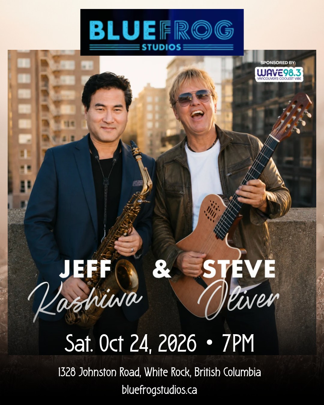 Jeff Kashiwa and Steve Oliver live at Blue Frog Studios