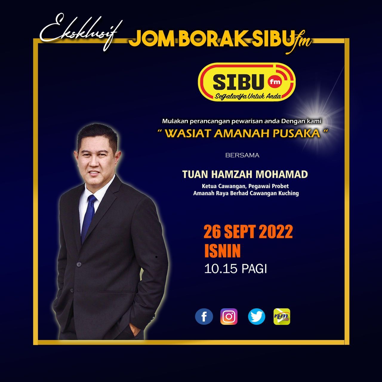 Amanah Raya Berhad - Dengarkan temu bual AmanahRaya bersama Sibu FM ...