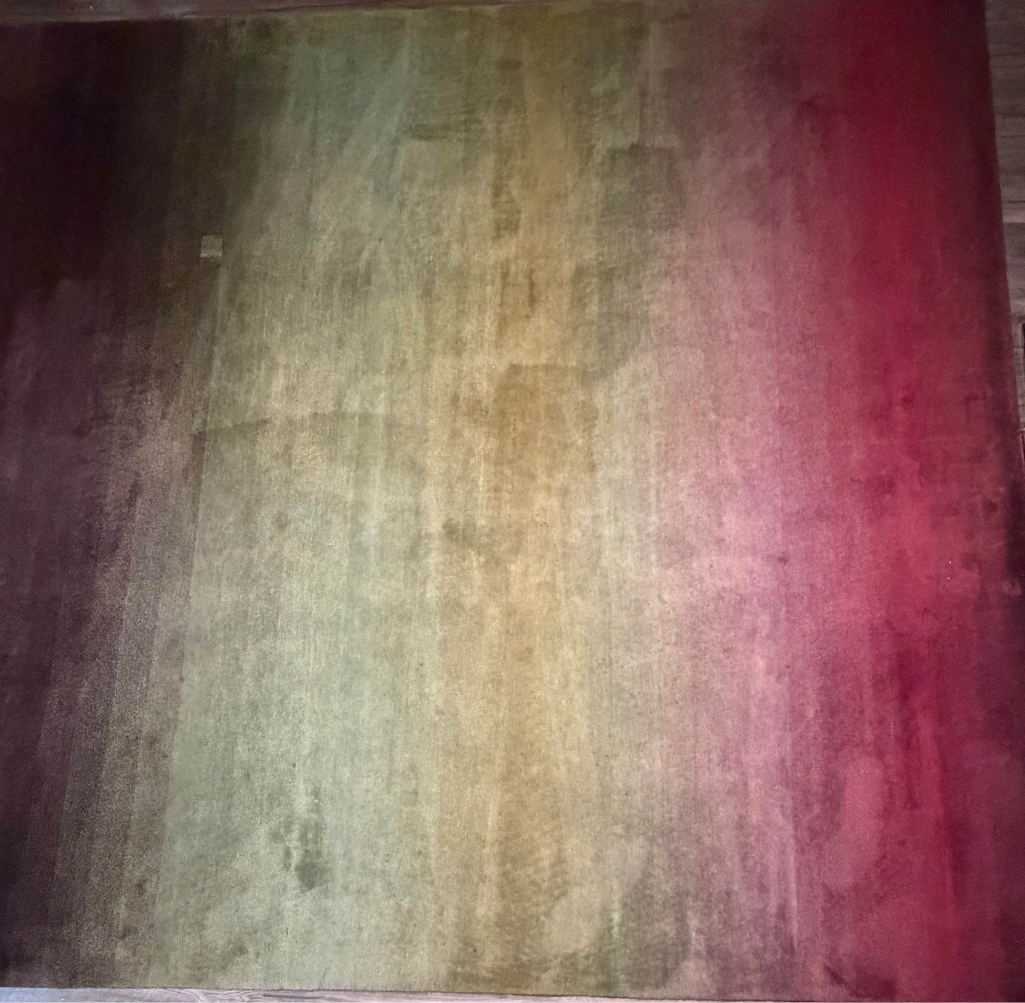 Large 9x12 Gradient Area Rug – Red/Gold/Green - Area Rugs - Durham ...