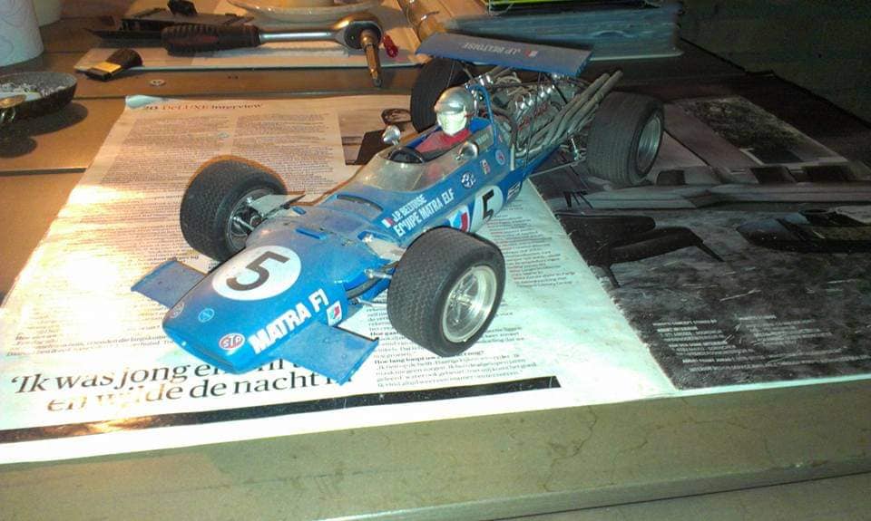 Tamiya 1/12 Matra MS11 My first F1 in this scale, old kit.
