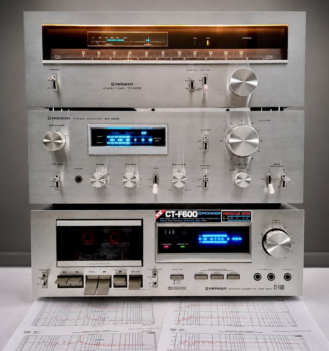 Pioneer SA-8900ii Pioneer SX-850 pioneer SC-603