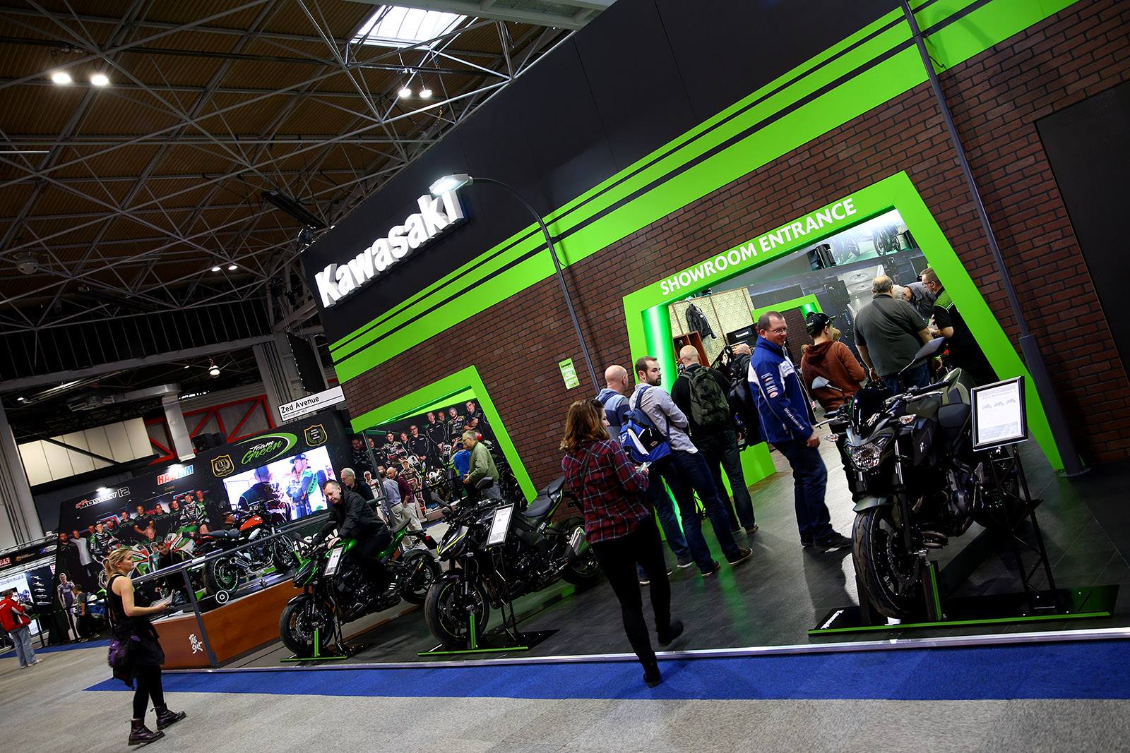 And we're go for today at Motorcycle Live! Come and see us today