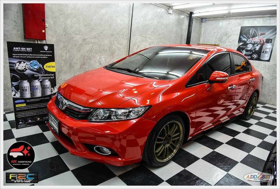 เคลือบแก้ว 9H... - AZC GLASS COAT BY AZC Cardetailing น้าแจ่ม