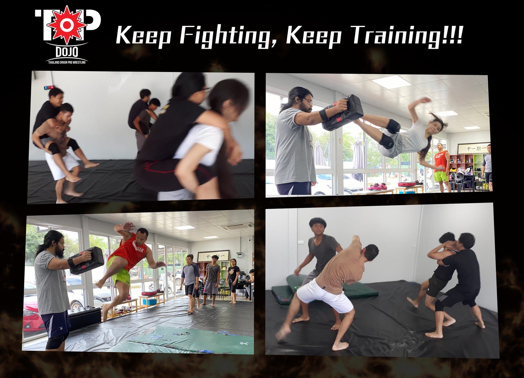 ฝึกหนักเหมือนเดิ... - TOP Dojo - Thailand Origin Pro Wrestling | Facebook