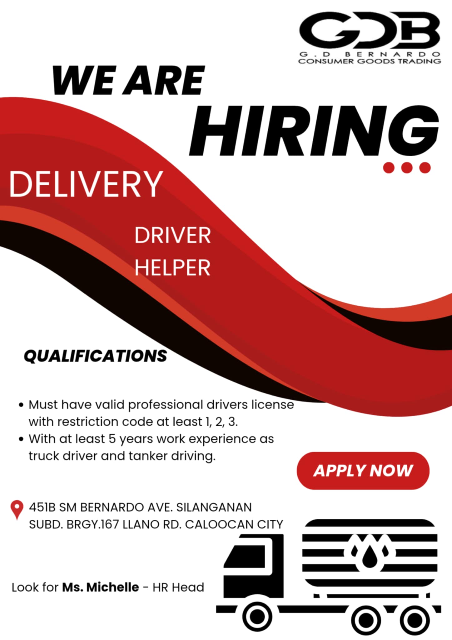 Truck Driver/Helper/Pahinante Hiring 2025! | nag hahanap po ako ng ...