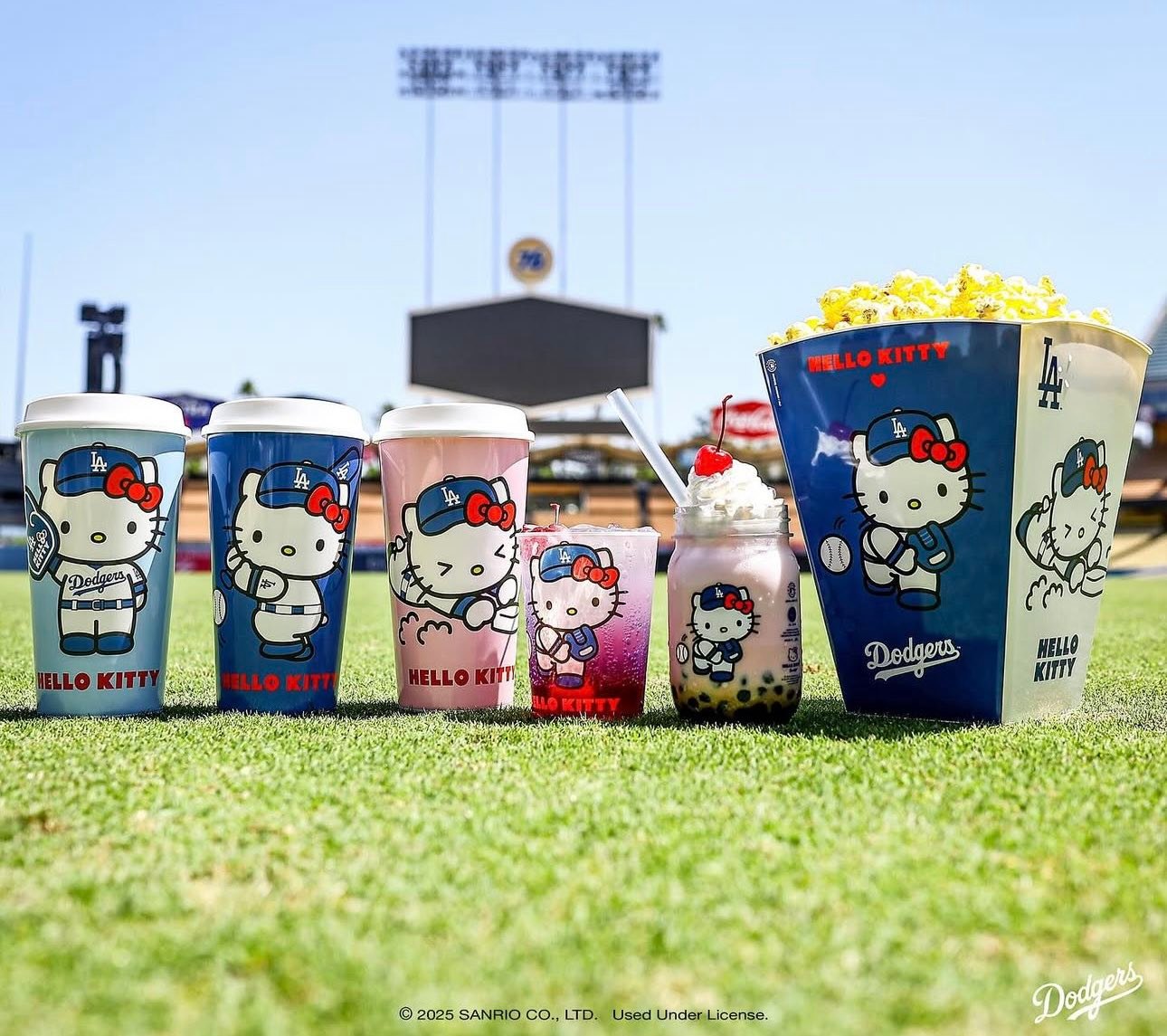 The Dodgers are selling this limited Hello Kitty popcorn bucket