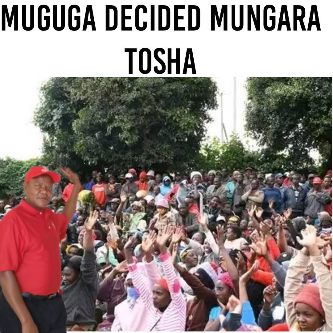 Muguga ward notice board
