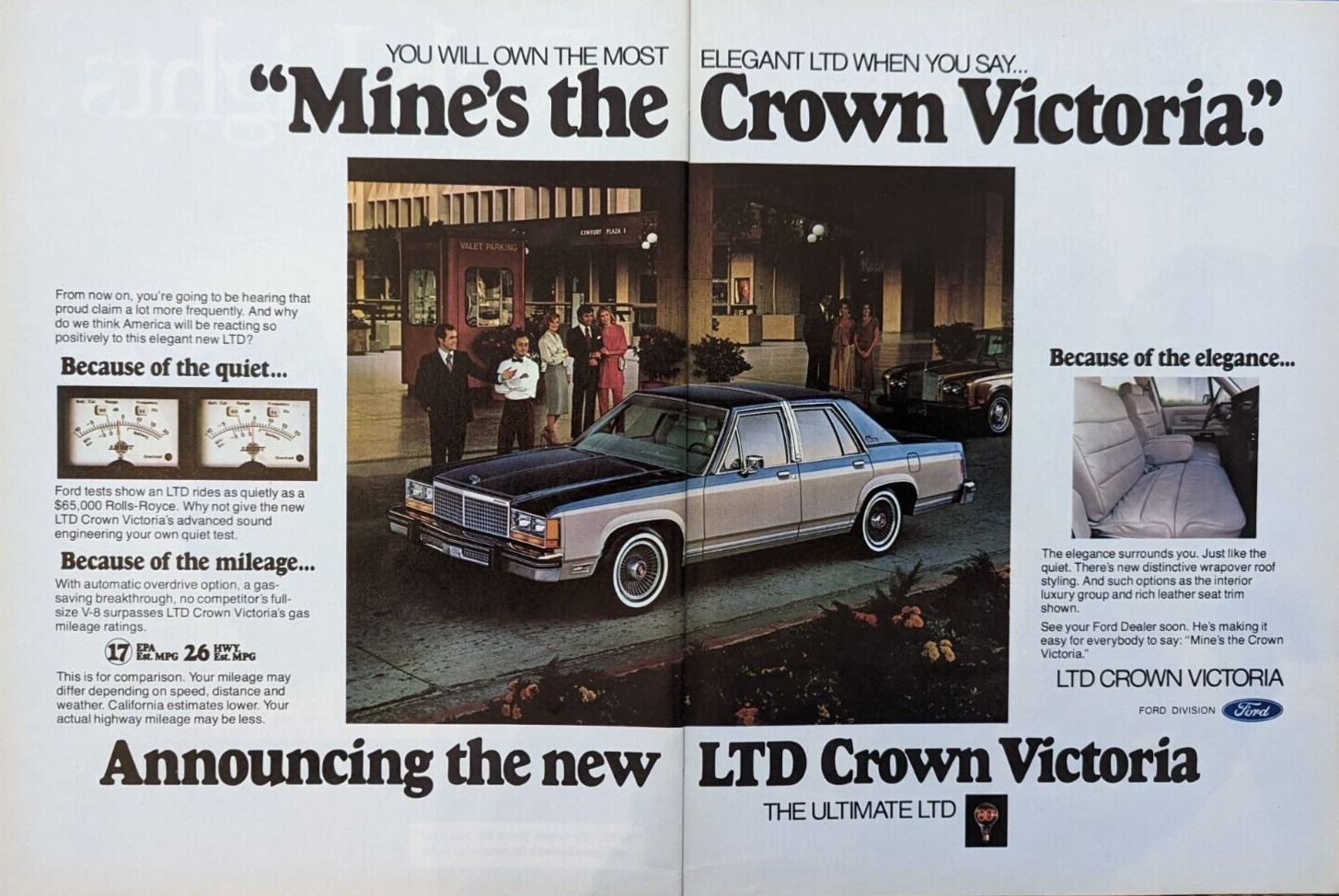 1980 FORD CROWN VICTORIA US AD