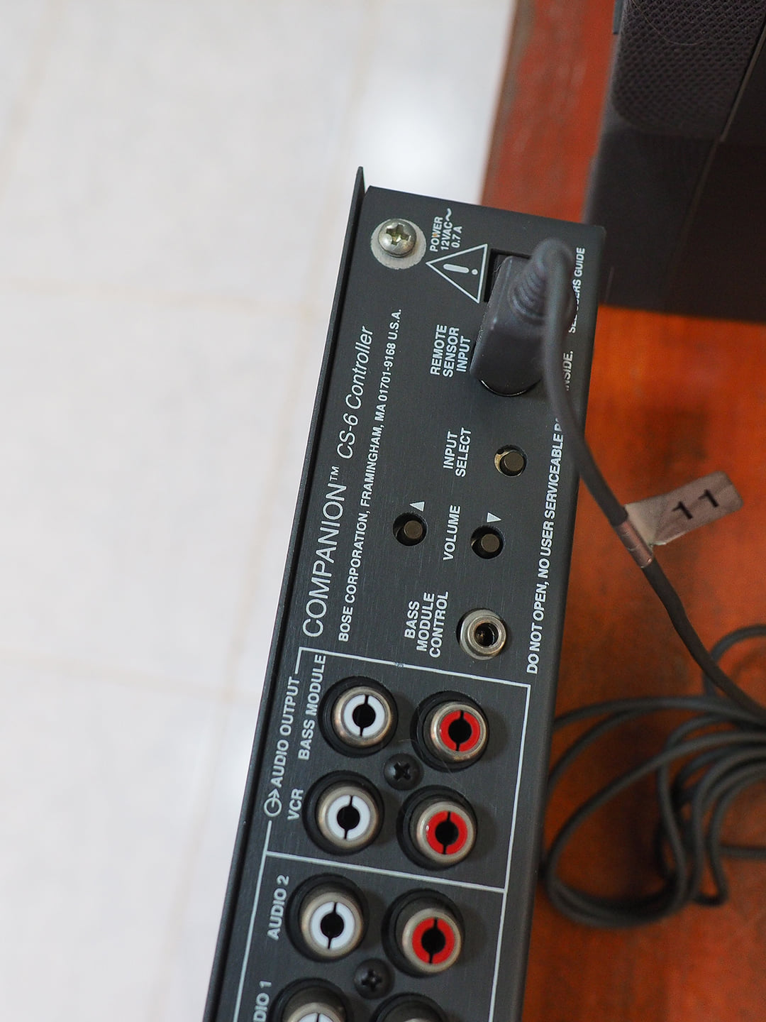 BOSE COMPANION CS-6 แท้มือสองญี่ปุ่นไฟ 110V การทำงานปกติ สายมีครบ
