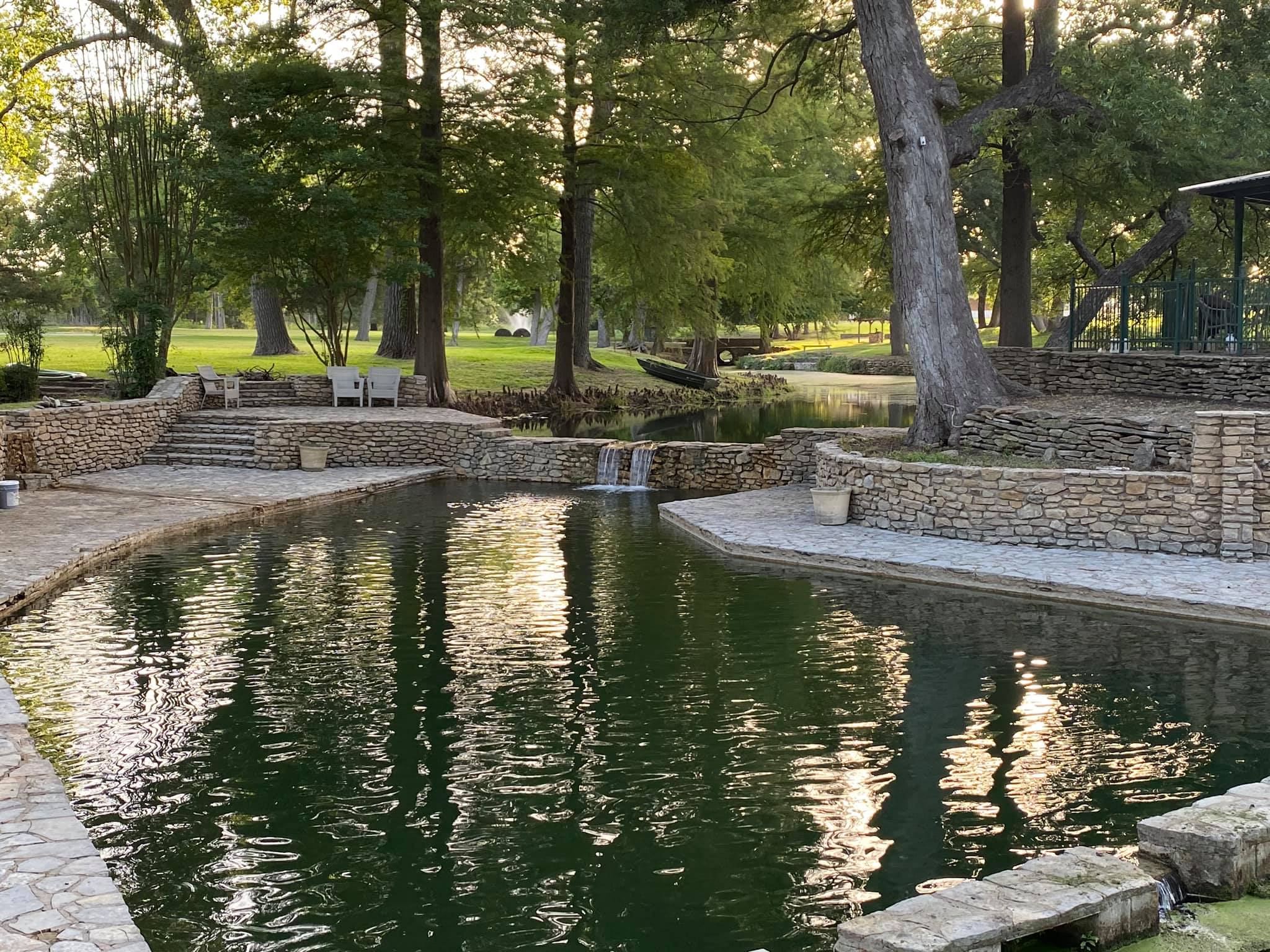 Our natural artesian spring... - Spring Lakes Ranch, Waco Tx