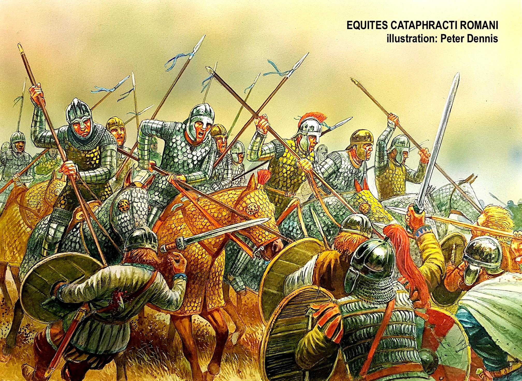 Glory - EQUITES CATAPHRACTI ROMANI illustration: Peter Dennis Roman ...